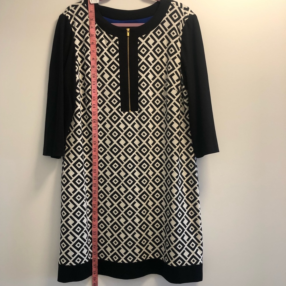 EUC Tahari Arthur S. Levine Black & White Dress - Picture 13 of 15